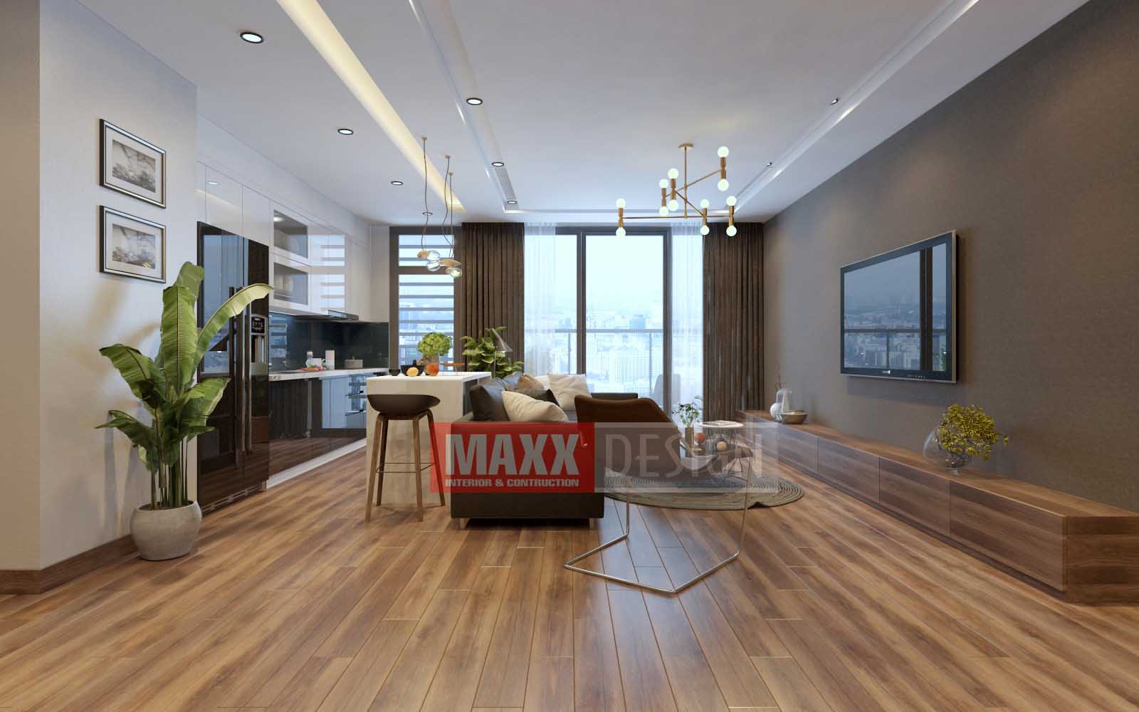 Thiết kế nội thất chung cư cao cấp Vinhome Metropolis Ms Hằng - MAXX ...